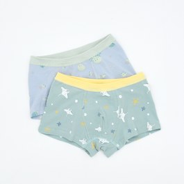 悠游自在的海洋-男童四角褲(2件組)